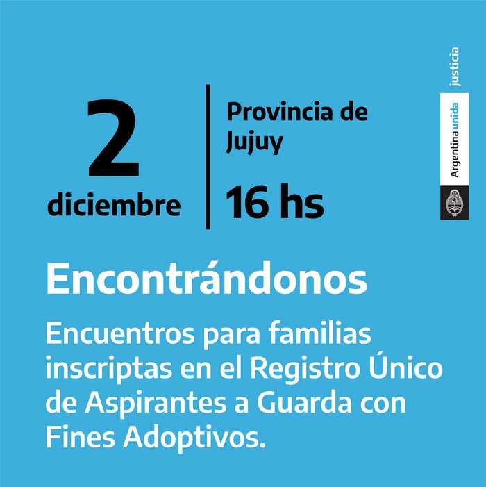 REGISTRO UNICO ADOPCIÓN Encuentro Familias inscriptas en el Registro de Adopción