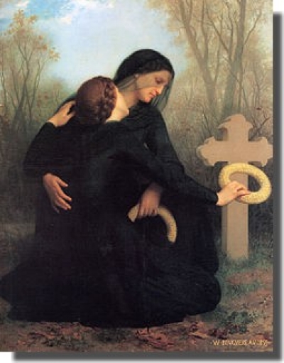The Day of the Dead (1859) por William-Adolphe Bouguereau