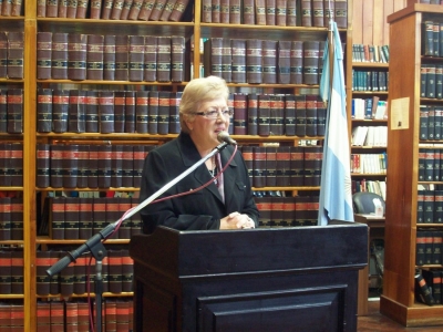 Dra. Clara Aurora de Langhe de Falcone reelegida presidente del Superior Tribunal de Justicia
