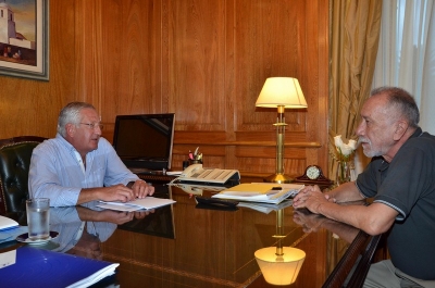 Gobernador Dr. Eduardo Fellner y Presidente del S.T.J. Dr. Sergio González