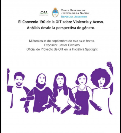 Ciclo de conferencias virtuales de la Oficina de la Mujer de la CSJN