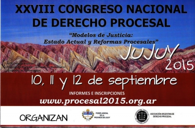 Con más de mil participantes comienza hoy el XXVIII Congreso Nacional De Derecho Procesal