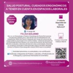 SALUD POSTURAL: CUIDADOS ERGONÓMICOS A TENER EN CUENTA EN ESPACIOS LABORALES